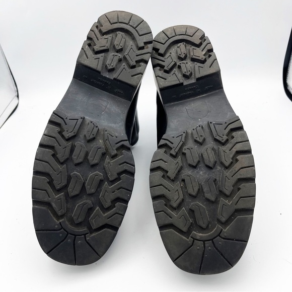 Vintage Blondo Waterproof Leather Lug Sole Lace Up Chunky Boots Grunge - Picture 10 of 11